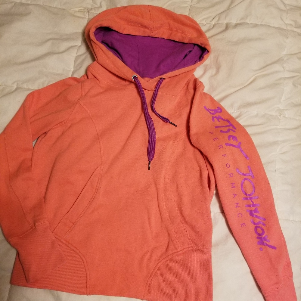 Betsey johnson hoodie pullover sweatshirt medium